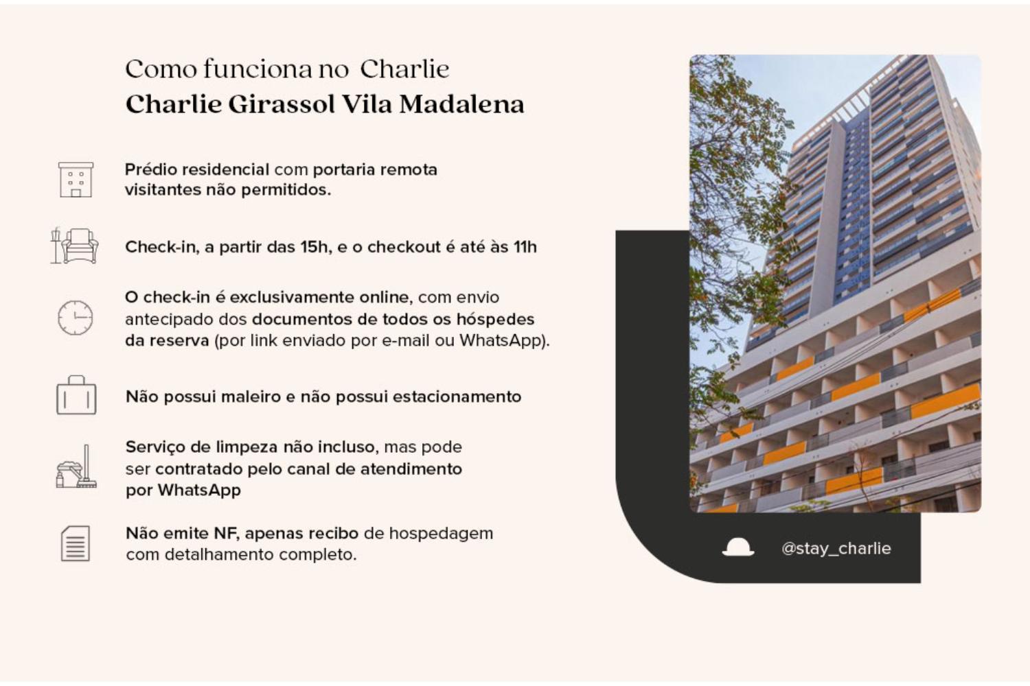 Charlie Girassol Vila Madalena Apartment Sao Paulo Exterior photo